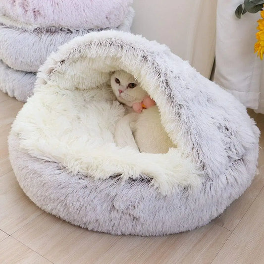 Plush Pet Bed For Cats and Puppies