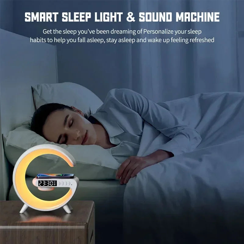 Multifunction Wireless Charger LED Alarm Clock